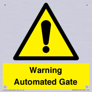 Warning Automated Gate